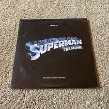 Superman The Movie-original Soundtrack Lp Vinyl Record Warner Bros 1978 Vg