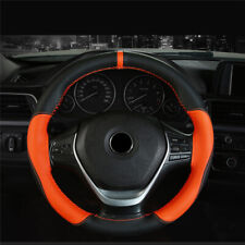 Hand Sew Steering Wheel Cover Microfiber Leather Car Auto Steering Wheel Cover