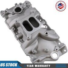 New Dual Plane Intake Manifold For Small Block Chevy Sbc 350 400 1957-1995
