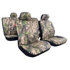 For Dodge Ram 3500 2003-on Crew Cab Car Seat Covers Full Set Army Camo Canvas