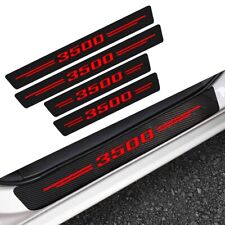 4 For Dodge Ram 3500 Truck Cab Door Sill Decal Plate Step Threshold Protector