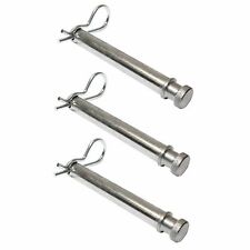 3x Bw Ts35010 Tow And Stow Stainless Steel Receiver Hitch Pin With Keeper Clip