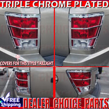 For 2005-2007 2008 2009 2010 Jeep Grand Cherokee Chrome Tail Light Bezel Covers