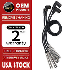 High Performance Spark Plug Wire For 2000-2006 Vw Jetta Golf Beetle 2.0l L4