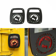 2pc Taillight Tail Light Guards Cover Trims For Jeep Wrangler Tj 1997-2006 Parts
