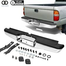 Chrome Stainless Steel Rear Step Bumper For 1995-2004 Tacoma Toyota Replacement