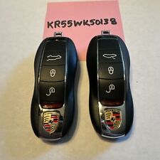Lot X2 Oem Porsche Smart Key Keyless Remote Entry Fob Kr55wk50138