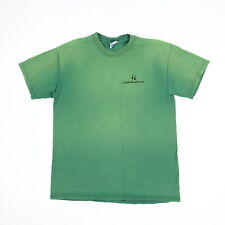 Vintage 90s Calder Race Course T-shirt Sun Faded Green Hanes Tee M