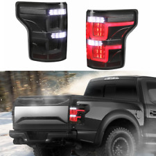 Leftright Smoke Tinted Full Led Tail Lights Rear Set For 2015-2017 Ford F150