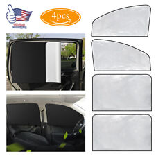 Car 4 Pack Magnetic Sun Shades Uv Protector Front Rear Side Curtain Sun Shades