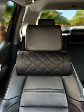 Luxury Headrest Neck Rest Leather Memory Foam Car Seat Pillow Universal