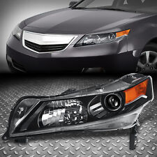 For 12-14 Acura Tl Oe Style Driver Left Side Projector Headlight Head Lamp Black