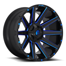 1 20 Inch Black Blue Wheels Rims Fuel Contra D644 Dodge Ram 1500 5x5.5 20x9 20