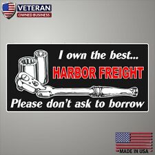 Harbor Freight Snap On Decal Sticker Aircraft Car Truck Tool Box Mechanic