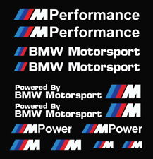 M Performance Power Motorsport Car Stickers Decals Kit Sets For Bmw 15x15 Cm