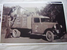 1934 Chevrolet Stake Truck Full Beer Kegs 11 X 17 Photo Picture