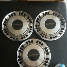 Three Factory Oem Vintage Chevy Caprice 15 Inch Hubcaps Wheel Covers Nice