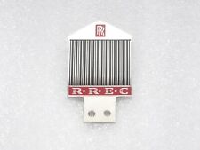 Badge Logo Fit Vintage Rrec Rolls-royce Enthusisasts Club Car Grill Metal