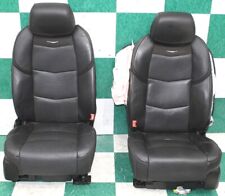 -bags 15 Escalade Black Leather Heated Cooled Dual Power Memory Bucket Seats