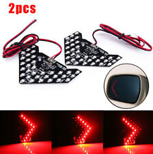 2x Red 33-smd Sequential Led Arrows For Car Side Mirror Turn Signal Lights