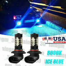 9005 Hb3 Led Headlight Bulbs Kit High Beam Fog Light 80w 5500lm 8000k Ice Blue