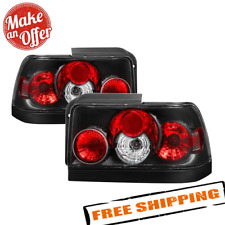 Spyder 5007407 Black Euro Style Tail Lights For 1993-1997 Toyota Corolla