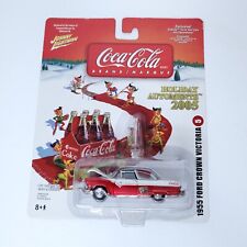 Johnny Lightning Coca-cola 2005 Holiday Automents 1955 Ford Crown Victoria 5 A