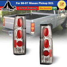 Set Of 2 Altezza Tail Lights For 86-97 Nissan Pickup D21 Hardbody Chromeclear