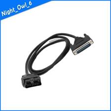 Obd2 Cable Black Plastic For Equus Innova 3100 3110 3120 3130 3140 3150 3160 New