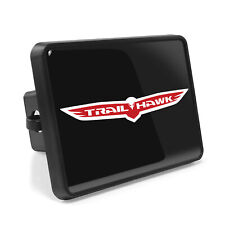 Jeep Trailhawk Uv Graphic Black Metal Plate On Abs Plastic Tow Hitch Cover