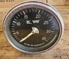 Vintage Tachometer 3500 Rpm Gauge Unknown Maker