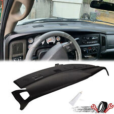 Molded Dash Pad Board Cover Cap Overlay Black Fit For 02-05 Dodge Ram 1500 2500