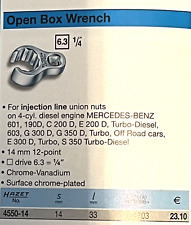 Hazet Tools 4550-14 Open End Box Wrench 14