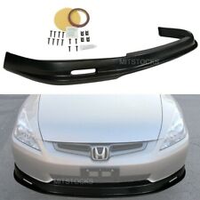 For 03-05 Honda Accord 4 Door Only Mugen Style Front Bumper Lip Spoiler Chin Pp