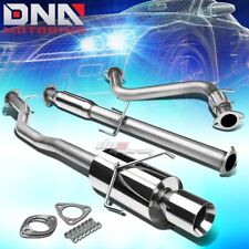 4rolled Tip Stainless Steel Exhaust Catback System For 94-97 Honda Accord Cd