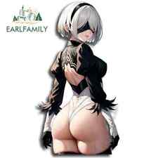 Earlfamily 5.1 Sexy Nierautomata Car Stickers Big Butt Anime Game Decals Decor