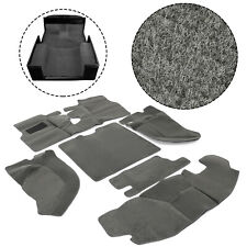 New For Tj Jeep Wrangler 97-06 6 Pieces Full Set Carpet Kit Floor Mat Gray Grey