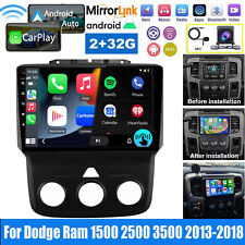 For 2013-2018 Dodge Ram 1500 2500 3500 Android 12 Carplay Radio Stereo Gps Navi