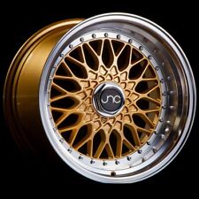 Jnc Wheels Rim Jnc004 Gold Machined Lip With Chrome Rivets 16x9 4x100114.3 Et25