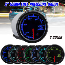 52mm Universial 7 Color 100 Psi Diesel Fuel Pressure Gauge W Pressure Sender