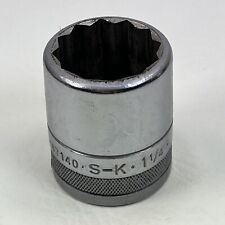 S-k Tools 47140 1-14in 34 Drive 12 Point Socket Knurled Usa Sk Tool