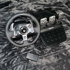 Logitech G920 Xbox One Pc Steering Wheel Pedals Power Adapter Great Cond.