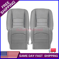 4pcs For 2013-2018 Dodge Ram 1500 2500 Tradesman Both Side Cloth Seat Cover Gray