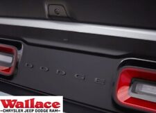 Oem 19-23 Dodge Challenger Mopar Black Dodge Taillight Nameplate Emblem