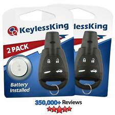 2 New Key Fob Keyless Entry Car Remote Control Replacement For Saab Ltqsaam433tx