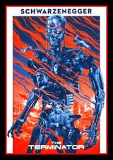 5 Schwarzenegger Terminator Vinyl Sticker. Classic 80s Sci-fi Movie Decal.