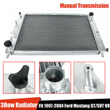 Full Aluminum Core 3row Cooling Radiator For 1997-2004 Ford Mustang Gtsvt V8 Mt