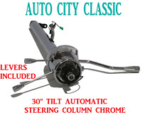 Street Hot Rod Stainless Tilt Steering Column 30 Chrome Column Shift Automatic