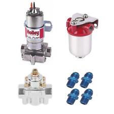 Holley 97 Gph Red Elec Fuel Pump Filter Regulator Kit 1-4 Psi