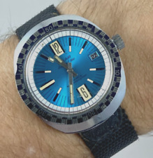 Belair Seapearl 600 Divers Watch 17 Jewel 15atm Checkerboard Bezel 1960s Rare